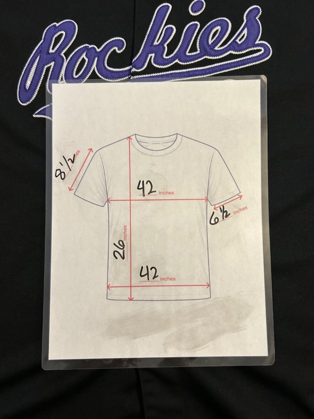 Colorado Rockies Black & Purple MLB Jersey XL Youth True Fan Series Baseball Fan - Picture 8 of 8